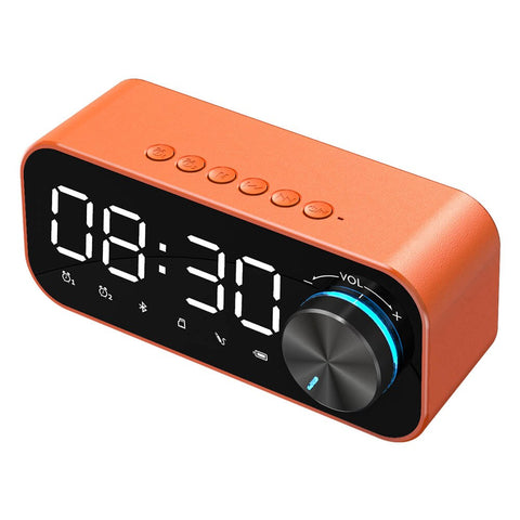 Radio réveil bluetooth orange