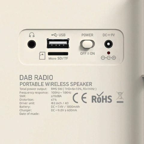 Radio Réveil Design <br> DAB Numérique